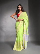 Beige Cotton Soft Saree With Texture Designs-MA62CT331210043